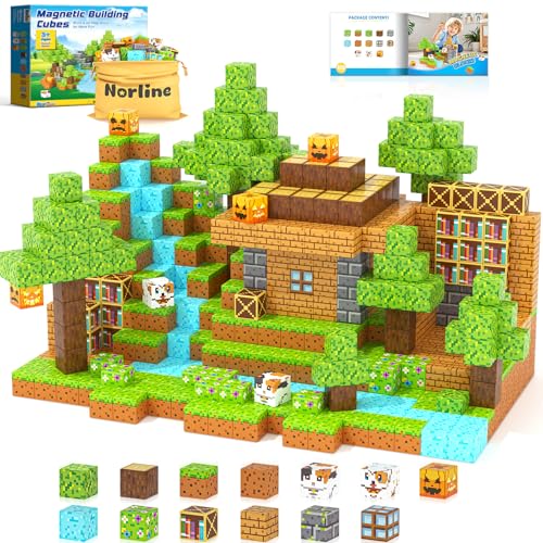 100 Piece Magnetic Building Blocks Set for Kids