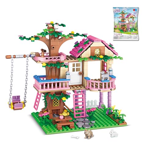 504PCS Tree House STEM Building Construction Toy Kit