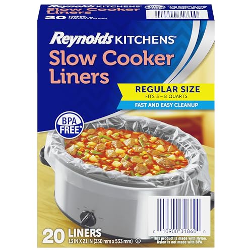 20 Pack Reynolds Slow Cooker Liners 3-8 Quart