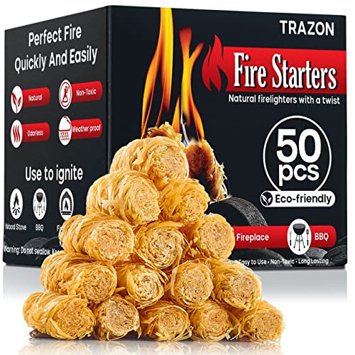 Natural Wood Fire Starters for Fireplace