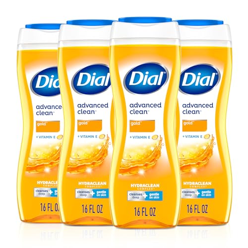 6 Pack Dial Body Wash Advanced Clean 16 fl oz