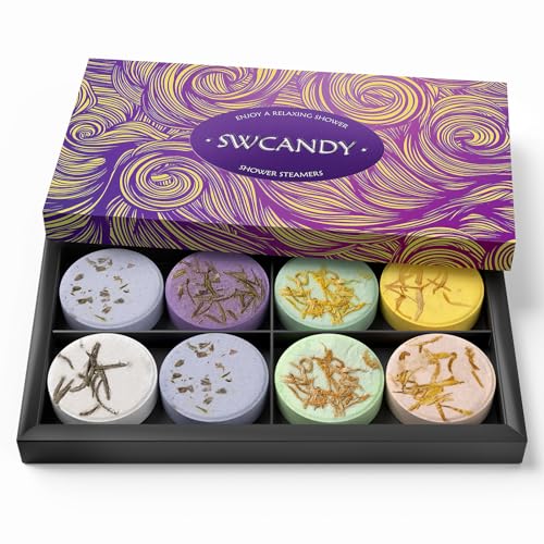 8 Pack Shower Steamers Aromatherapy Gift Set Relaxation