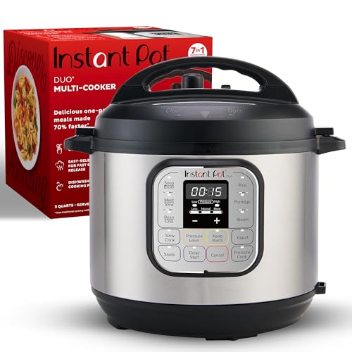 Instant Pot Duo 7-in-1 Mini Electric Pressure Cooker 3Qt
