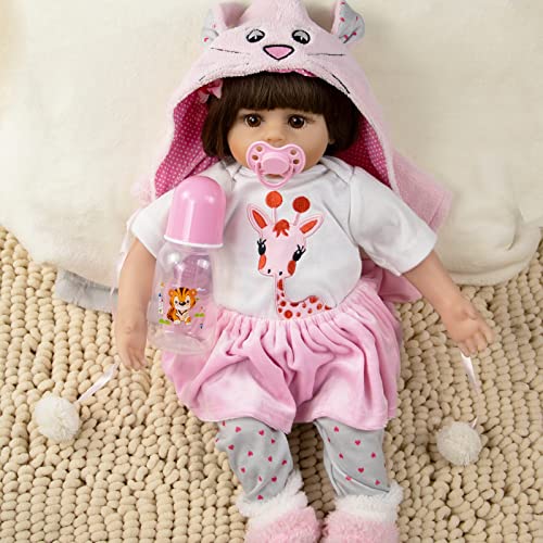 16 Inch Realistic Reborn Baby Doll Girl Silicone
