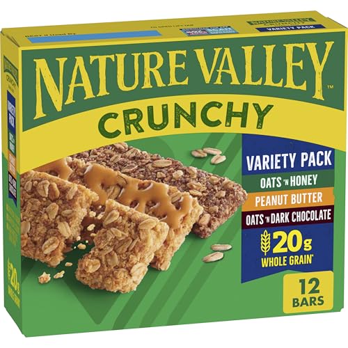 12 Pack Nature Valley Crunchy Granola Bars Variety