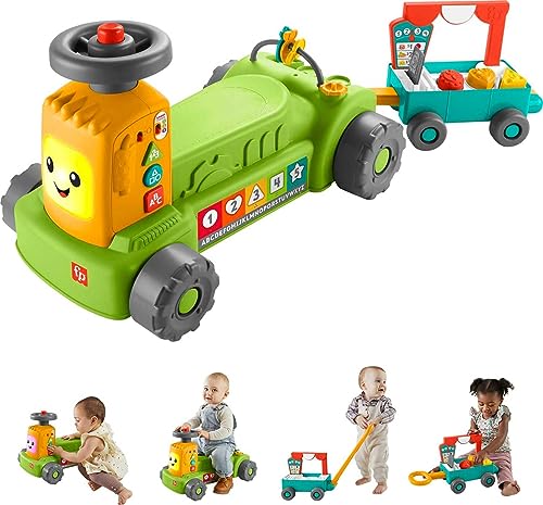 Fisher-Price 4-in-1 Ride On Tractor Toy Wagon