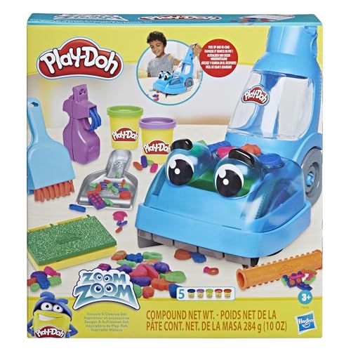 Play-Doh Zoom Zoom Vacuum Cleaner Toy for Kids