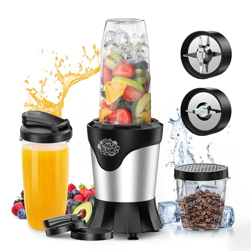 Personal Blender 1100W for Shakes and Smoothies, Grinder