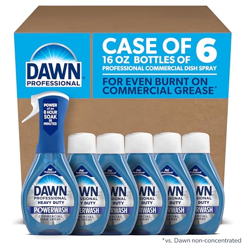 6 Pack Dawn Powerwash Heavy Duty Dish Spray, 16 oz