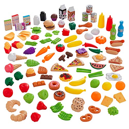 KidKraft 115 Piece Pretend Play Food Set for Kids