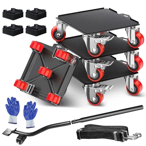 Furniture Dolly with 5 Wheels Heavy Duty Movers Set
