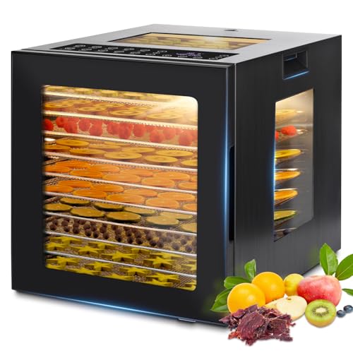 10 Tray Food Dehydrator Machine with Timer, 850W