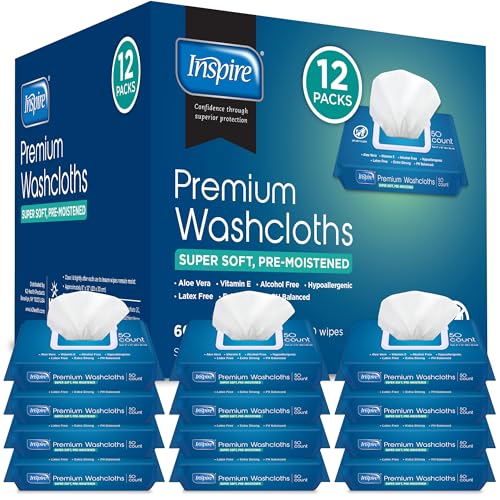 12 Pack Adult Wet Wipes for Cleansing