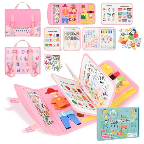 Montessori Busy Board Sensory Toy for Toddlers