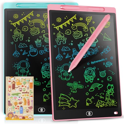 2 Pack LCD Writing Tablet Kids Doodle Board Educational