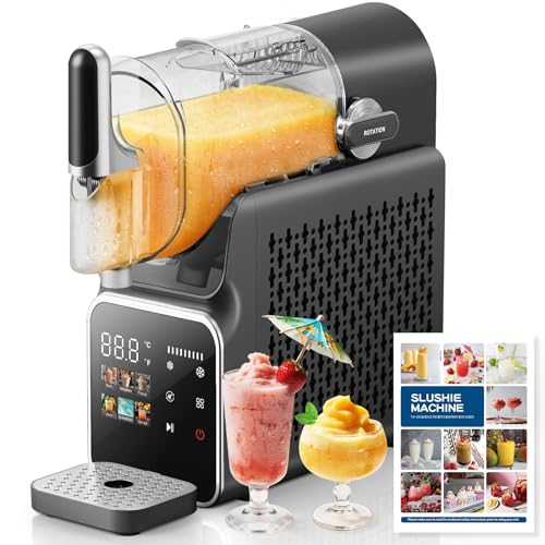 Frozen Drink and Slushie Machine with Touchscreen Auto Clean
