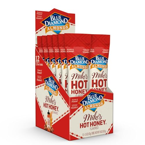 12 Pack Blue Diamond Almonds Hot Honey Snack Nuts