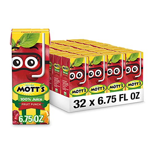 32 Pack Mott's 100% Fruit Punch Juice Boxes