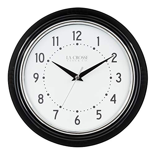 LaCrosse 9.5 Inch Quartz Wall Diner Clock