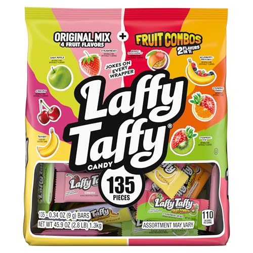 Laffy Taffy Assorted Mini Bars Chewy Candy 135ct