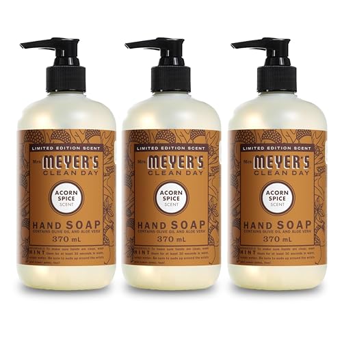 3 Pack Mrs. MEYER'S Hand Soap with Essential Oils