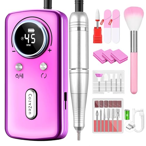 Cordless 45000 RPM Rechargeable Electric Nail Drill