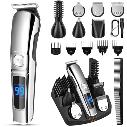 Cordless Waterproof Beard Trimmer and Body Groomer
