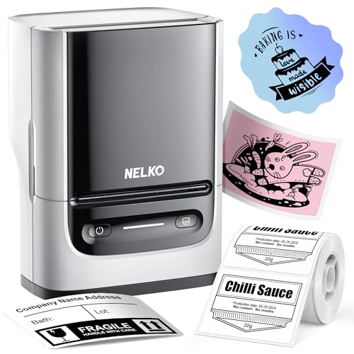 Bluetooth Label Maker, 2 Inch Portable Wireless Printer