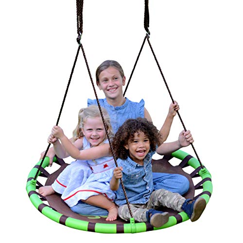 40 Inch Swurfer Saucer Tree Swing for Kids Outdoor