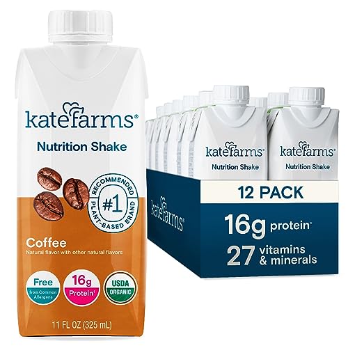 12 Pack Kate Farms Organic Coffee Protein Shake