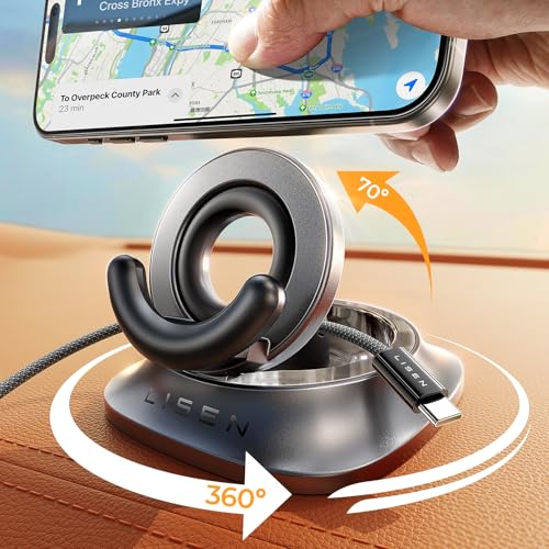 Dashboard Phone Holder for Car, 360° Rotating Mount