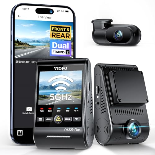 VIOFO Dual Dash Cam Front and Rear 1440P HDR