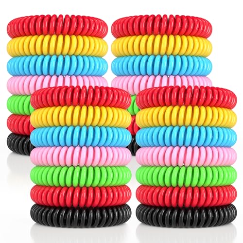 50 Pack Mosquito Repellent Bracelets, DEET-Free, Waterproof
