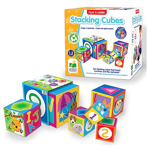 Stacking Cubes STEM Toddler Learning Toy Developmental Gift