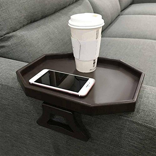 Sofa Armrest Clip Table No-Slip Couch Tray