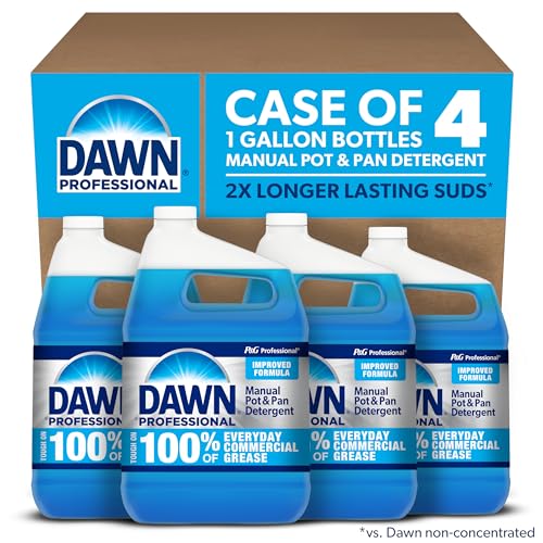 4 Pack Dawn Professional Pot and Pan Detergent 3.8L