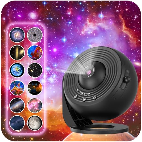 Galaxy Projector Star Light with 13 Discs, Timer