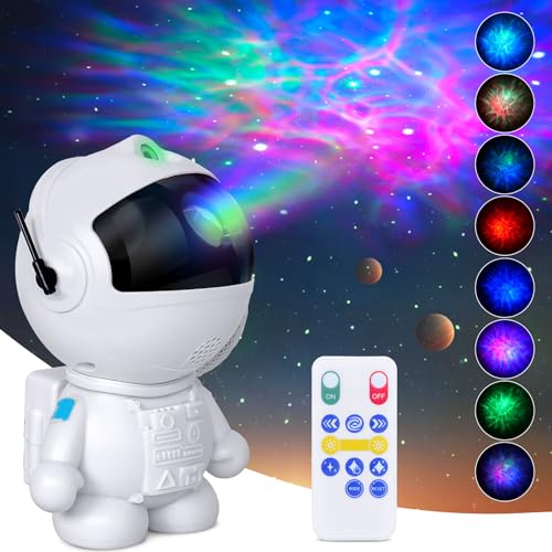 Astronaut Galaxy Projector Starry Night Light with Remote
