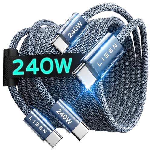 2 Pack USB C to USB C Fast Charging Cables