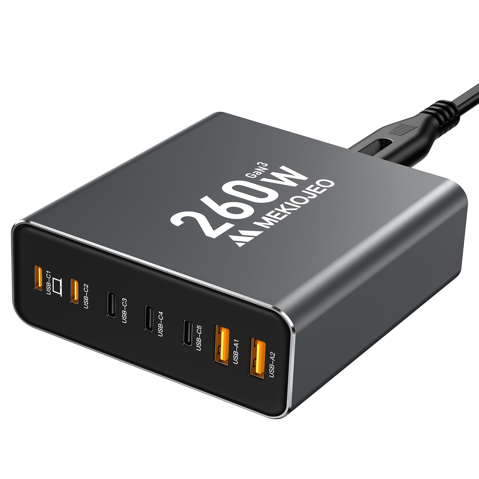 260W GaN Fast USB C Charging Station
