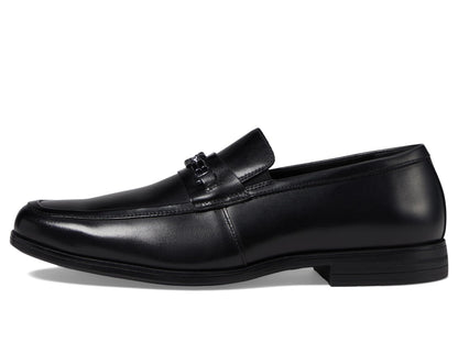 Stacy Adams Black Moc Toe Slip On Loafer