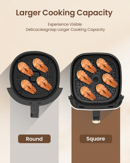 VEWIOR 5.3Qt Air Fryer with Touchscreen