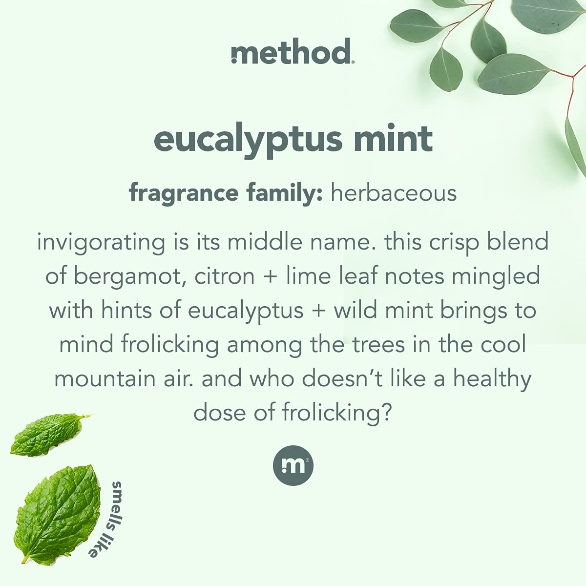 4 Pack Method Eucalyptus Mint Daily Shower Cleaner Spray