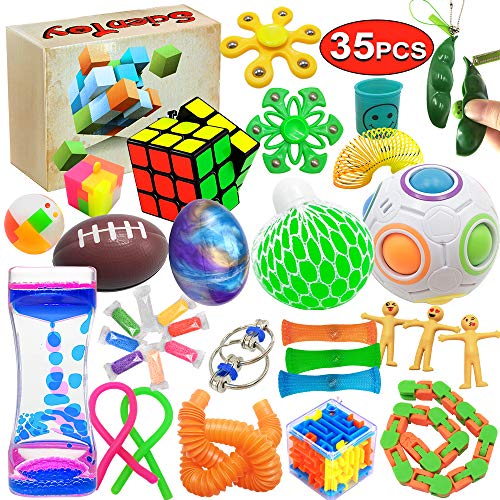 35 Pack Fidget Sensory Toys Set for Stress Relief