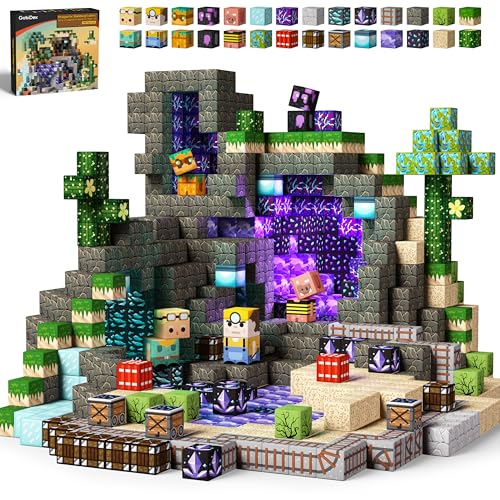 100 Piece Magnetic Building Blocks STEM Toy Set
