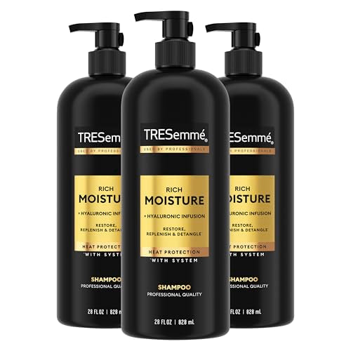 3 Pack TRESemmé Moisture Hydrating Shampoo for Dry Hair