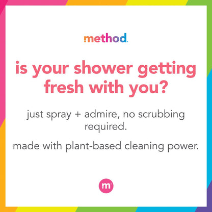4 Pack Method Eucalyptus Mint Daily Shower Cleaner Spray
