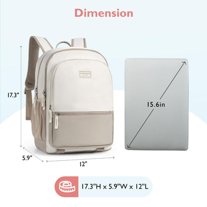 mommore Lightweight Water Resistant School Backpack
