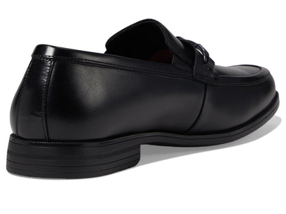 Stacy Adams Black Moc Toe Slip On Loafer