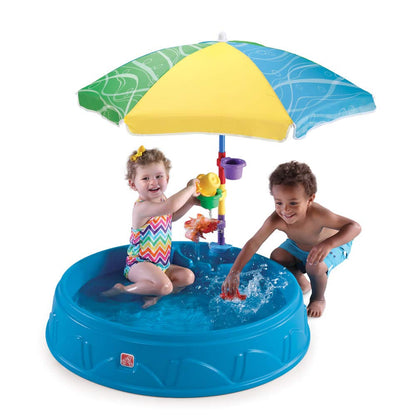 Step2 Kids Activity Pool with Umbrella & Toys